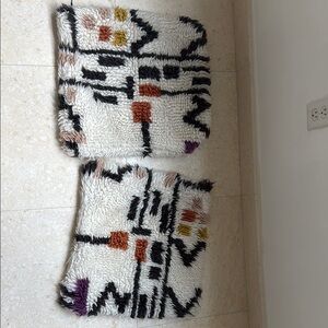 ****SOLD*** WEST ELM Abstract Patterned Throw Pillows